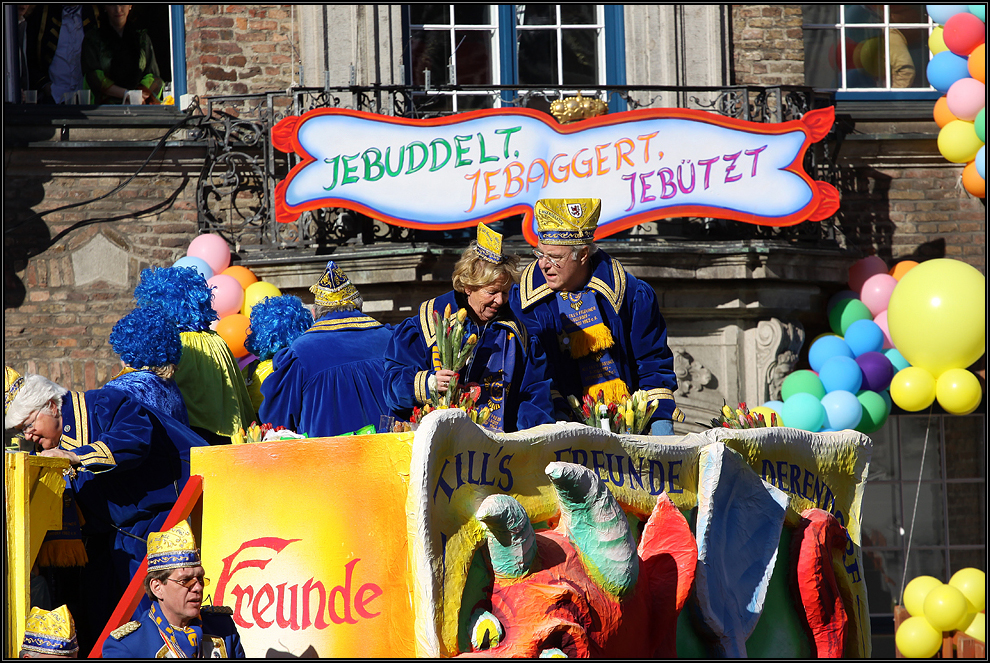 Rosenmontagszug 2011 in Düsseldorf