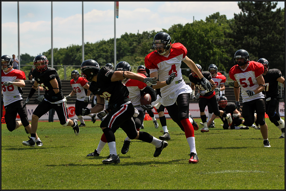 Halbfinale gegen die Cologne Falcons am 14. Juni 2010 