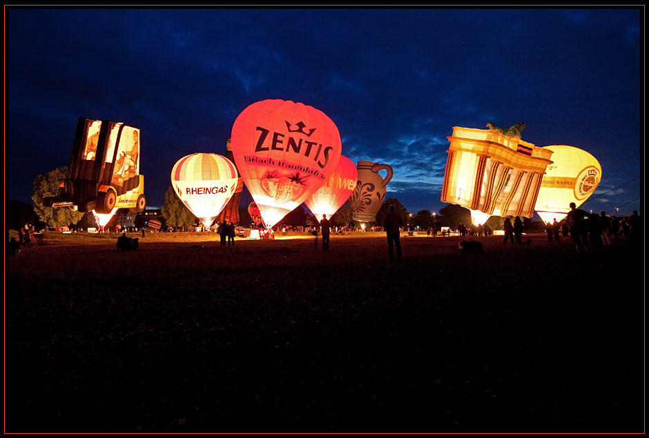 Ballonleuchten  in Düsseldorf