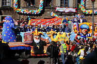 Rosenmontagszug 2011 in Düsseldorf