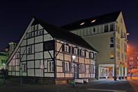 Timbered house at the "Neusser Tor" in Düsseldorf Gerresheim