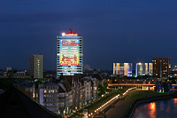 Düsseldorfer Flaniermeile - die Rheinuferpromenade